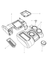 Ram 4500 Center Console Base Diagram - 1EB18XDVAB