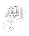 2002 Dodge Ram 3500 Seat Cover Diagram - UQ571AZAA