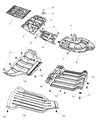 Jeep Fuel Tank Skid Plate Diagram - 68061320AD
