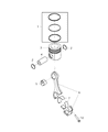 Ram Piston Ring Set Diagram - 68448083AA
