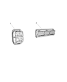 Jeep Renegade Emblem Diagram - 68418023AA