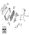 2008 Jeep Compass Radiator Hose Diagram - 5058490AB