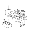 2002 Dodge Ram 3500 Cup Holder Diagram - 5EZ53LAZ