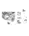 Jeep Wrangler Battery Sensor Diagram - 4692269AD