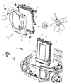 Dodge Durango Radiator Diagram - 52029044AC