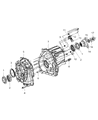 Chrysler 300 Transfer Case Diagram - 68055340AA