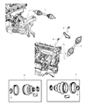 Chrysler Intermediate Shaft Diagram - 68052285AA