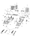 Dodge Journey Door Latch Cable Diagram - 68042370AA
