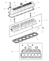 2004 Jeep Wrangler Cylinder Head Gasket Diagram - 53010587AA