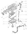 2002 Chrysler Sebring Dipstick Tube Diagram - 4792384AA