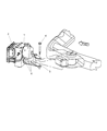Dodge Intrepid ABS Control Module Diagram - 5093809AA