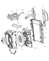 2004 Jeep Liberty Engine Cooling Fan Diagram - 55037691AA