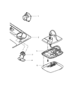 Jeep Car Speakers Diagram - 56008795