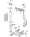 Jeep Commander Ball Joint Diagram - 5135651AE