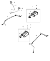 2014 Chrysler 200 Vapor Canister Diagram - 5147050AA