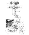 Dodge Journey Catalytic Converter Diagram - 68042141AA