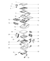 2022 Ram 1500 Classic Seat Cover Diagram - 5NK35HL1AA