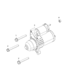 Jeep Cherokee Starter Motor Diagram - 56029712AC