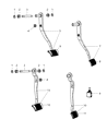 2012 Ram C/V Brake Light Switch Diagram - 4671336AB