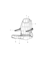 Ram Seat Cushion Diagram - 5SU12HL5AA