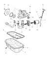 Chrysler Dipstick Diagram - 4792316AC