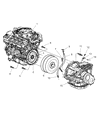 Chrysler Sebring Dipstick Diagram - 4593416AB