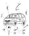 Chrysler Air Bag Sensor Diagram - 4727069AC