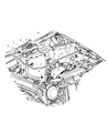 2004 Jeep Liberty Coolant Reservoir Diagram - 52079849AA