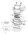2014 Jeep Cherokee Bumper Diagram - 5NJ52TZZAB