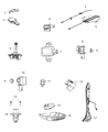 Jeep Grand Cherokee TPMS Sensor Diagram - 68313387AC