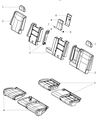 2011 Dodge Durango Armrest Diagram - 1UP181X9AA