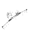 Jeep Tie Rod End Diagram - 5183761AB