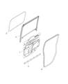Ram Weather Strip Diagram - 68268788AA