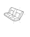 2004 Dodge Intrepid Seat Cushion Diagram - XF111DVAA