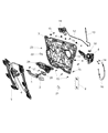 Dodge Journey Door Handle Diagram - 1RH65KFPAD