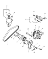 Chrysler Power Steering Reservoir Diagram - MR333196
