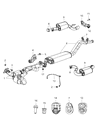 2010 Jeep Grand Cherokee Muffler Diagram - 5290726AB