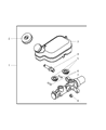 2007 Dodge Caravan Brake Master Cylinder Diagram - 4683264AD