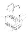 2002 Jeep Wrangler Fuel Tank Strap Diagram - 52100235