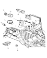 Jeep Commander Cup Holder Diagram - 1FX431DVAA