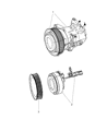 Dodge Dakota A/C Clutch Diagram - 5140462AA