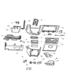 Dodge Caravan A/C Switch Diagram - 5134624AC