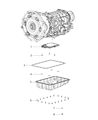 Ram Automatic Transmission Filter Diagram - 68224232AA
