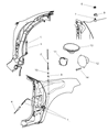 2001 Chrysler PT Cruiser Antenna Diagram - 4794176AA