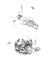 Chrysler 200 Transmission Mount Diagram - 68089715AA