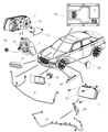 Dodge Side Marker Light Diagram - 4806219AC