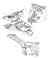 Jeep Commander Wiper Blade Diagram - 5183008AA