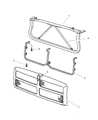 Dodge Ram 2500 Radiator Support Diagram - 55275413