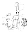 2012 Chrysler 200 Seat Heater Diagram - 68089090AB
