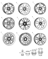 Dodge Lug Nuts Diagram - 6509423AA